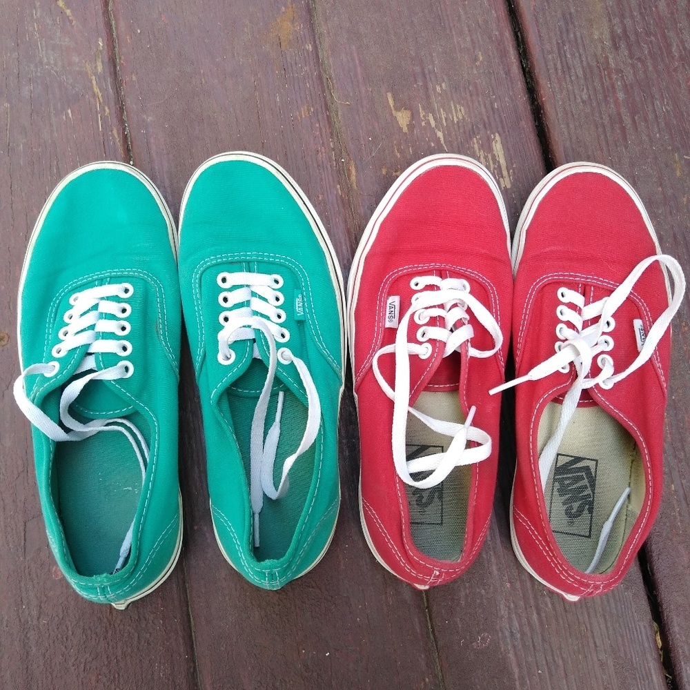 2 pairs of Women's Vans